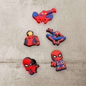 Jibbitz for Crocs Spider-Man Marvel Shoe Charms Set of 5